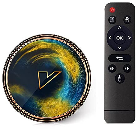 Android TV Box 11.0, VONTAR X2 4GB RAM 64GB ROM Amlogic S905X2 Quad-Core 64Bits 1000M LAN WiFi Dual 2.4G/5G 4K/AV1/3D/USB 3.0/BT 4.2 Decodificador,2gb+16gb