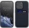 kwmobile Handyhülle kompatibel mit Apple iPhone 14 Pro Hülle - Handy Cover mit Fach für Karten - in Dunkelblau