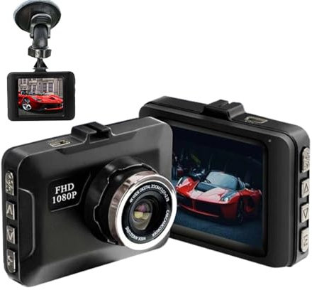 Coche DVR Dashcam 1080P Full HD Grabación en Bucle Cámara de Tablero de Detección de Movimiento para Automóvil