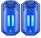 Handwärmer Wiederaufladbar Split 2 Pack,OUTJUT Handwärmer Elektrisch 6000mAh Tragbare Taschenwärmer 3 Heizmodi Schnelles Aufheizen Ideal Warmes Geschenk für Outdoor Sport Golf Camping im Winter