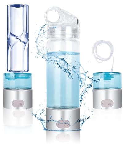 ToutSimple Hydrogen Water Maker, 3-in-1 Hydrogen Inhalation Machine, Portable and Rechargeable with SPE Technology (Rose Gold)