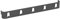 Kesseböhmer K-Line side Türregal, Hakenleiste mit 5 Haken (351 x 30 x 40 mm, anthrazit) von SOTECH