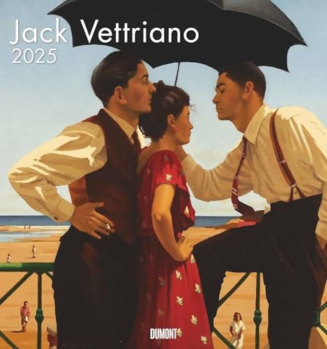 Jack Vettriano - Kalender 2025 - DUMONT-Verlag - Kunst-Kalender - Wandkalender - 45 cm x 48 cm
