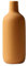 Bunte Keramikvase, Wohnzimmerschrank-Dekoration, Matte farbige Tischvase, geeignet for Wohnzimmer, Zuhause, Schreibtisch-Dekoration(Color:Orange)