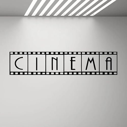 Kino Poster Film Wandtattoo Showtime Kamera Wandbild Klebeband Vinyl Aufkleber Spiel Spielzimmer Wohnkultur Wandbild Wandbild 20x92cm