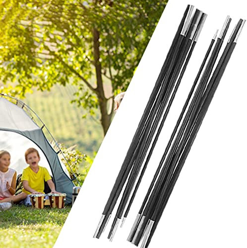 BONKZEBU 4,9 M Fiberglas Camping Zelt Stangen Stangen Outdoor Stützstangen Markise Rahmen Kit Zelt Stangen Ersatz Zelt Stange Stützrahmen Kit