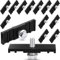 Tandefio 14 Sets 14 Sets Chain Link Fence Sign Mounting Bracket for Chain Link Fence Sign Clip Fastener with Bolts for Banner Display, Yard, Business, Events, Easy Installation Mounting Bracket