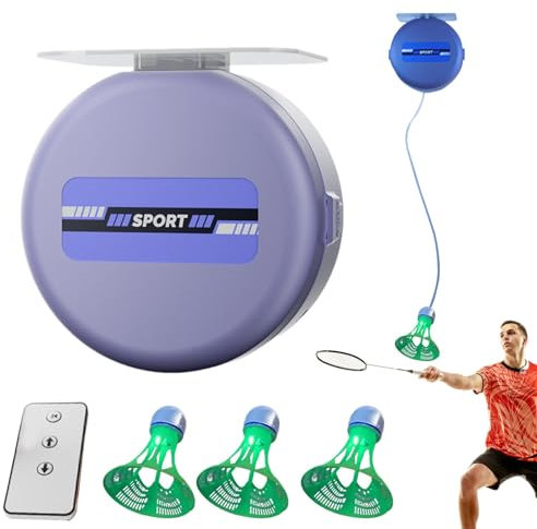 Badminton Trainer - Tragbare Badminton Trainingsgeräte Auto Rebound