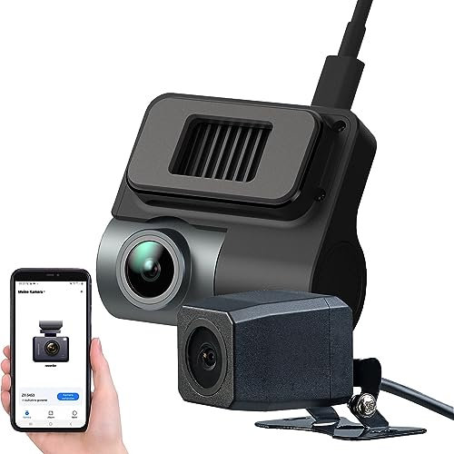 NavGear Dashcamera: Kompakte 4K-Dashcam mit Full-HD-Heckkamera, G-Sensor, Parkwächter, App (Autodashcam Front und Heck, Auto Dashcam, Dash Cam Rückfahrkamera)
