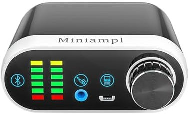 Mesa de Mezclas DJ, Interfaz Mezclador de audio profesional Amplificador de audio estéreo Receptor Mini Hi-Fi Clase D Amplificador integrado for equipos de altavoces domésticos,Para karaoke,actuación