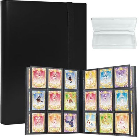 9-Pocket Card Binder,360 Pockets Trading Card Binder Album with Storage box | Trading Card Album for Loading Slot Trading Card Folder-Board,Collectible and Trading Card Games,Kids Adult Birthday Gifts
