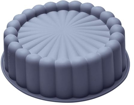 Charlotte-Kuchenform für Charlotte-Kuchen, runde Silikonformen für Käsekuchen | Grownies und Kuchenformen in Kuchenform, 7,67 x 2,4 cm