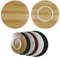 SMELEDFCFK Drehteller 80cm 100cm 120cm Holz 360° Drehbar Servierteller Für Tische, Lazy Susan Drehteller Aus Holz Für Esstisch, Großer Drehplatte Einfach Alle Lebensmittel Zu Teilen(Light Walnut,80cm/