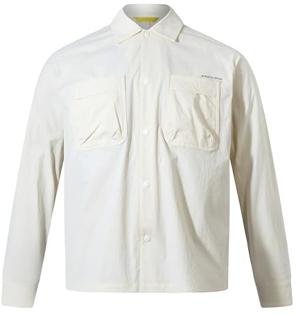 Endura Unisex Corner Adventure Long Sleeve Cycling Shirt, Whisper White, XXS