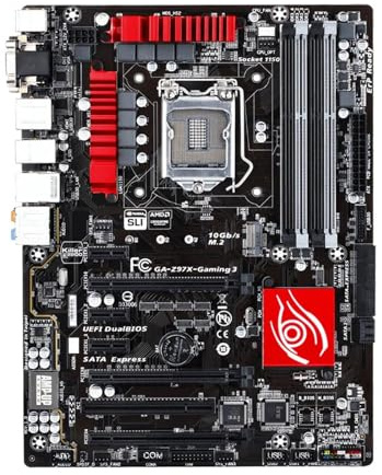 Placa Madre Fit For Gigabyte GA-Z97X-Gaming 3 LGA 1150 DDR3 Z97X-Gaming USB2.0 USB3. 32 GB Z97
