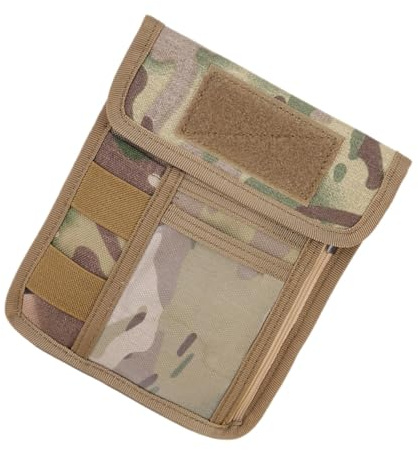 MOTHNUR Outdoor Camo Ausweistasche Tragbare Karten Tasche Leichtes Multifunktionales Beutel Für Wandern Fahrrad Joggen Camping Alltag