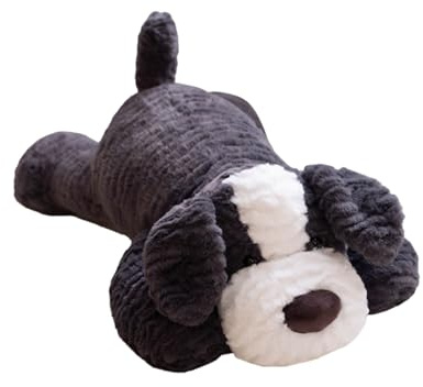 AQCQDQ Hund Kuscheltier Plüschtie, Stofftier Hund Golden Retriever, Hünde Plüschtier Stofftier, Stofftier aus weichem Plüsch für Frauen, Kinder, Freundin (50 cm,Border Collie)