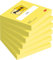 Post-it Notes, Neongelb, 6 Blöcke, 76 mm x 76 mm, 100 Blatt pro Block - Selbstklebende Notizzettel zum Notieren, für To-Do-Listen und als Erinnerung