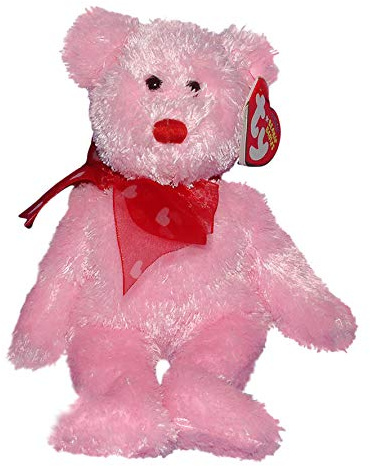 Ty My Sweet I Love You Beanie Bär rosa Plüschtier 18 cm