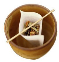 Leaf Papier Filtre à thé avec bâtons en Bois (Lot DE 40)
