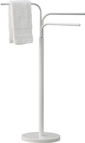 Gedy 28310200000 Winny bagno bianco con braccia mobili, Misure e peso: 89X25X43,6 CM & 3,5 KG, Porta asciugamano realizzato in acciaio inox e Cromall, Design R&S, 2 anni di garanzia, Unica
