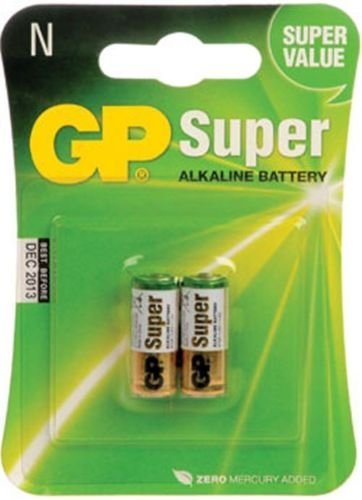 N (LR1) 1.5 VOLTS ALKALINE GP 1 CARD OF 2 EXPIRY 2021 BATTERY