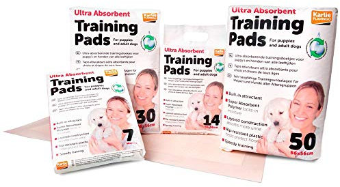 50 x Quality Ultra Absorbent Training Wee Pads For Puppies and Adult Dogs Pee Pads 56cmX56cm By Karlie Flamingo