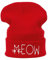 morefaz Beanie Hüte Mützen Damen Herren Jungen Trill, Meow,Swag,Wasted,Diamant TM (Meow New Red)