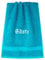 Lashuma Handtuch mit Gäste Bestickt, 30x50 Handtuch Blau - Aquamarin, Serie: Linz