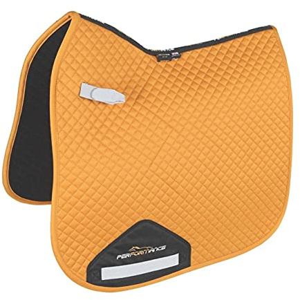 Shires Performance Dressage Saddlecloth Saddle Pad Cob/Full Size Mustard