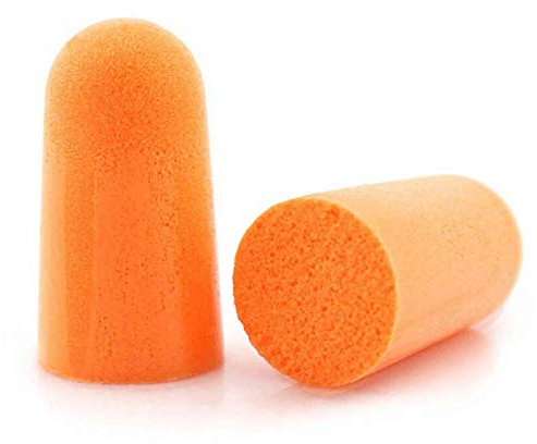 3M 1100 - Tapones para los oídos de espuma, 100 pares
