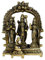 eSplanade 5,5 Messing Ram Darbar (Rama, Sita, Laxman, Hanuman) Murti Idol Statue Skulptur…