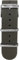 Sailor Damen Herren Nylon Armband Moon grau BSL101-1017-20, Breite Armband:20mm (normal), Farbe Edelstahl:Silber