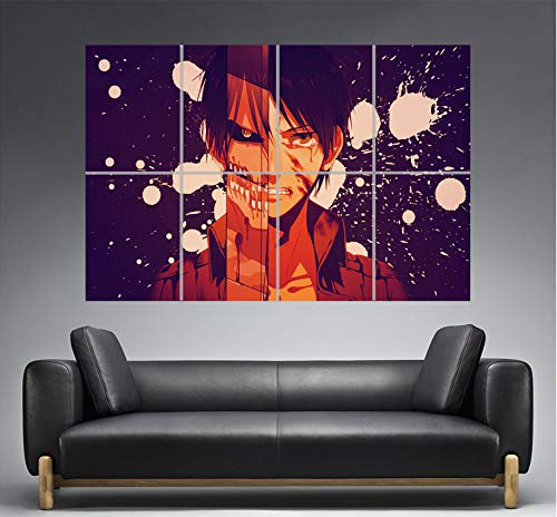 Attack on Titan Eren Jäger Wall Art Manga Poster A0