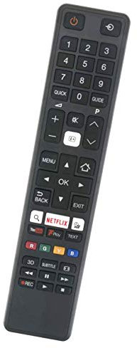 Ersatz Fernbedienung passend für Toshiba TV 55L3753DB | 55U5766DB | 55U6663DB | 65U6663DB | 65U6763DB