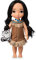 Disney Store Puppe Pocahontas aus der Animator Collection, 39 cm / 15, echt wirkendes Haar zum Kämmen und Outfit, mit Meeko als Plüschtier aus Satin, Sammelpuppe geeignet für Kinder ab 3 Jahren