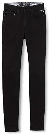 Replay Damen Luzien Jeans, Schwarz (098 Black), 31W / 28L