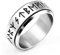 Spinner Ringe 8mm Edelstahl Zappelring Nordic Viking Nordischen Odin Rune Angst Ring für Männer (13)