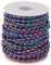 PandaHall Kugelkette aus Edelstahl, 4,5 mm, mehrfarbig, 100 m