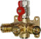 Pneumatik - Hydraulik Groll Druckluft-Verteiler 1/2 PN 16, 3x NW 7.2, Kugelhahn mit Knebelgriff 1/2 PN 25, Messing, Kugelventil, 5 Ports, Industrielle Ausrüstung, Luftverteiler