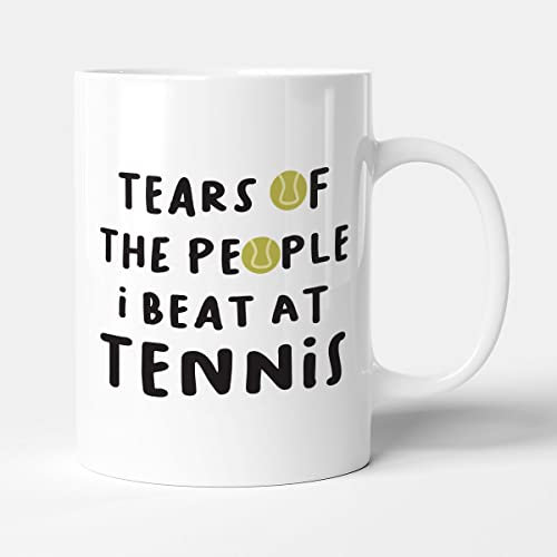 Victorian Printing Co - Tears of The People I Beat at Tennis - Gift Mug, Ceramic, 11fl.oz.