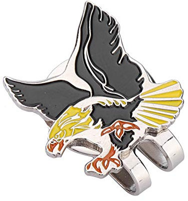 Golf Hut Clip, Falke Ballmarker Magnetisch Set Cute Geschenk Mütze Geschenke Herren Damen Kinder Golfer Zubehör Marker Clamp Golfhandschuhe Hüte Taschen Kappen Metall Mini Visier Outdoor Sport