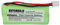 EXTENSILO Akku kompatibel mit Siemens Gigaset A26, A245, A245 weiß, A245 Duo, A260 schnurlos Festnetz Telefon (850mAh, 2,4V, NiMH)