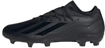 adidas Unisex X Crazyfast.3 Firm Ground Boots, Core Black/Core Black/Core Black, 39 1/3 EU