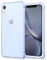 Svanove for iPhone XR Phone Case Silicone Magnetic, Compatible with Magsafe Case Cute for Women, Girly Glossy Jelly Rubber Thin Slim Hard Plastic Mag Safe & Camera Cover Protection, Sky Blue