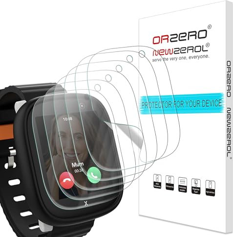 NEWZEROL 6 Stück Displayschutzfolie Kompatibel für Xplora X6 Play / X6 Play 2025/2 GEN, [Anti-Kratzer][Hohe Auflösung] [Blasenfrei] Flexibel TPU Schutzfolie, Xplora X6 Play (2. Generation) Folie