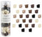 Kasmena Kleine Haarklammern, Mini-Haarspangen für Mädchen und Frauen, niedliche, matte, kleine Klauen-Clips für dünnes Haar, Haarstyling-Zubehör, Geburtstagsparty-Geschenk, 50