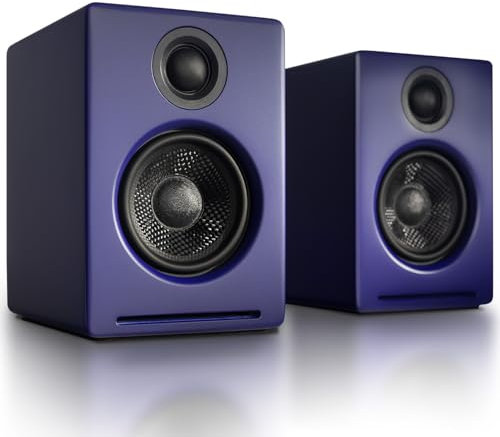 Audioengine A2+ 16 Bit Limited Edition Wireless Bluetooth Desktop Speakers - 60W Computer Speakers for Music and Gaming