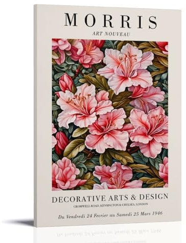 TSNKNP William Morris Art Nouveau Poster Dekorative Malerei Leinwand Wandkunst Wohnzimmer Poster Schlafzimmer Malerei,Wandkunst Bilddruck Moderne Familienzimmer Dekor 16x24inch(40x60cm)