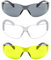 TopHomer 3 gafas de seguridad, protección ocular amarilla, gafas de seguridad de trabajo, antiarañazos, antipolvo, para ciclismo, laboratorio y pesca